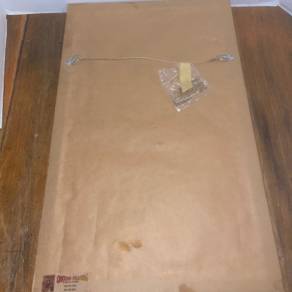 Framed Anatomy Art Spine Replaced With Arm Bone 21” x 13” Interesting Piece - Picture 4 of 9